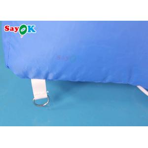 Navy Blue Custom Inflatable Tunnel 5x5x3mH Inflatable Football Entrance