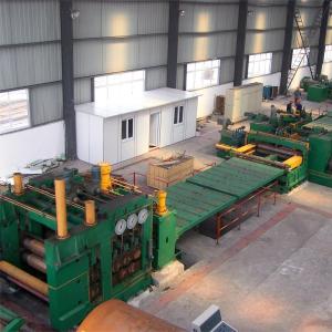 Quality Automatic Steel Coil Slitting Line Uncoiling Leveling Shearing Machine for sale