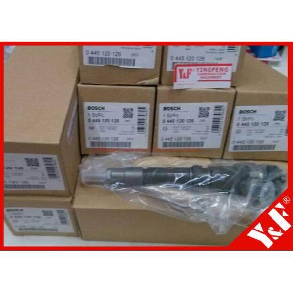Mitsubishi Motor D04FR Injector 0445120126 Kobelco Excavator Parts SK130-8