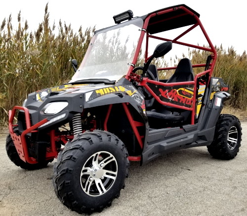 Buy UTV 170 MaX Utility Vehicle Gas Golf Cart With Windshield Oversized Tires Custom Rims / Suspension at wholesale prices