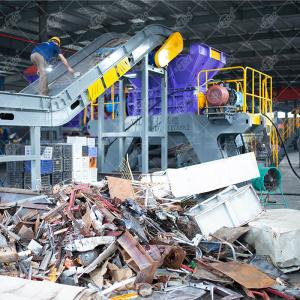 China Xrido Double Shaft Scrap Metal Recycling Shredder 1-10cm Output on sale