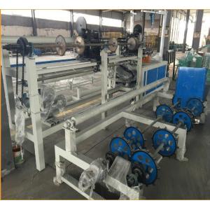 3m Width 8omm hole Automatic Single Wire feeding Chain Link Fence Making Machine