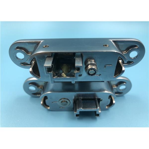 Pearl Chrome Left Open Concealed Hinges For Interior Doors 35mm Thickness