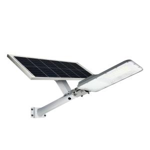 Aluminum Housing All In One Solar LED Street Light With Cloro Temperature 2700
