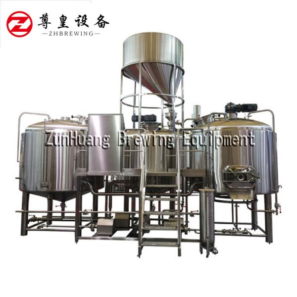 15HL Beer Manufacturing Equipment , PLC Full Automatic / Half 1000l Brewery