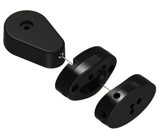 Professional Most popular exhibition display secuirty pull box, steel wire and retractable pull box for phone-mlt005