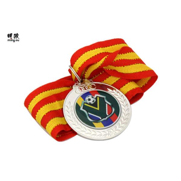 Buy Blank Metal Custom Award Medals , commemorative medals With Epoxy Sticker Logo at wholesale prices