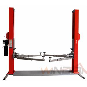 Dual Hydraulic Cylinders Two Post Car Lift With Adjustable Beam