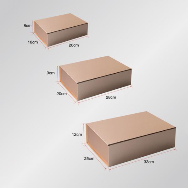 In Stock Luxury Matt Lamination Magnetic Folding Cardboard Box Garment Baby