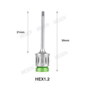 Dental Extended Version Implant Screwdrivers Universal Prosthetic Kit 30mm 37mm