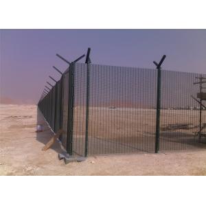 High Quality Barbed Wire Mesh Clear View Fence Safety Airport Fence 358 Anti