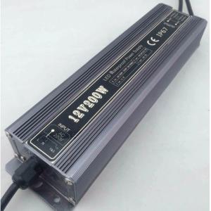 12V 24V Constant Voltage LED Power Supply 200W Waterproof IP67 Aluminium Alloy