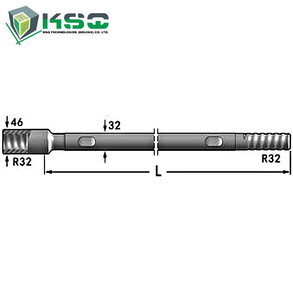 Buy R32 Speed Rod R32-Round 32-R32 Flushing Hole 9.2 mm Wrench Flat 25.4 mm at wholesale prices
