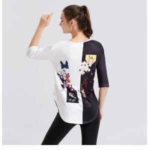 XS-5XL Women'S 3 4 Sleeve T Shirts / Loose Fitting Workout Shirts