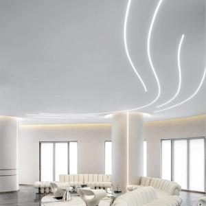 Spary Caoting Suspended LED Aluminium Profile Sandblasting 6063 T5