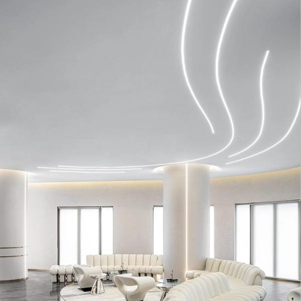 Buy Spary Caoting Suspended LED Aluminium Profile Sandblasting 6063 T5 at wholesale prices