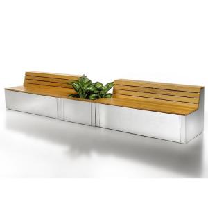 Recycled Antioxidant EN840 Cast Iron And Wood Garden Bench