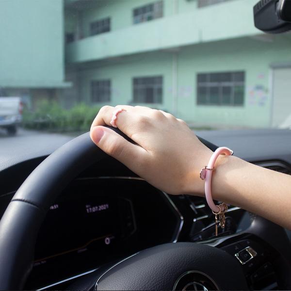 Women's Thin Heart Shape Silicone Wedding Bands 6mm Wide 2mm Thick