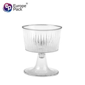 Eco-friendly tableware special shape disposable polystyrene plastic glass cup