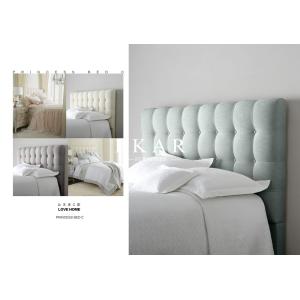 Soft Fabric Latest Double Bed Design Furniture