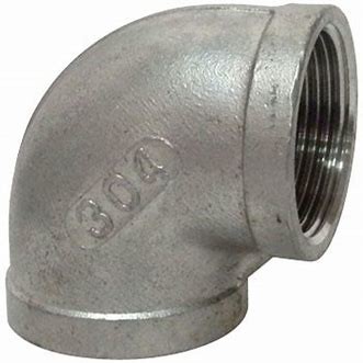 Buy Polished Stainless Steel Elbow Connection Fittings 900-1500 PSI in Sch 10s Wall at wholesale prices