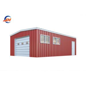 Quality Single Steel Sheet Roofing Three-car Capacity 24x36 Garage for Small Auto Repair Shop for sale