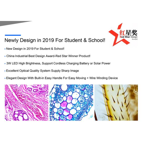 Achromatic OPTO-EDU A11.6603-M 1000x School Monocular Microscope