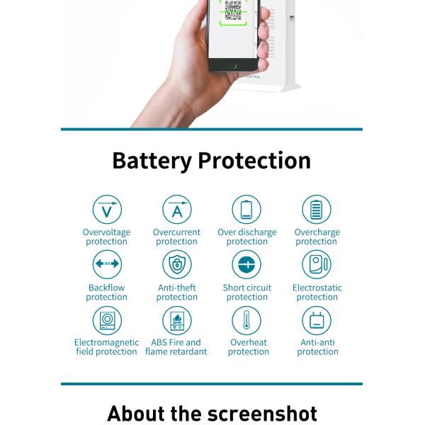300W Power Bank Rental Kiosk 5000MAh*24 Multiple Mobile Charging Stand