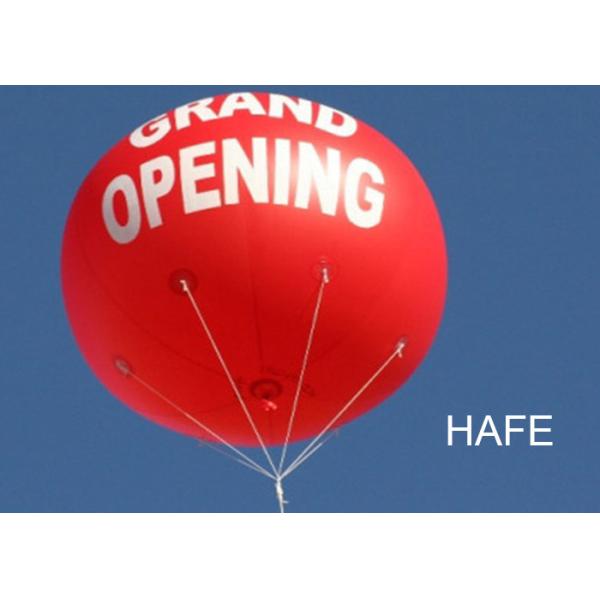 3m / 10ft Helium Flying Advertising Balloons With Light For Outdoor Event Promotions