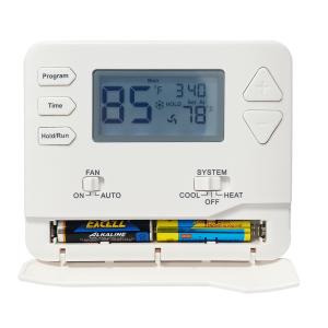 Smart HVAC Thermostat with Voice Control for Heating and Cooling