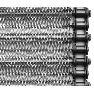 Pvc Coated Movement Conveyor Belt Wire Mesh Length 1m