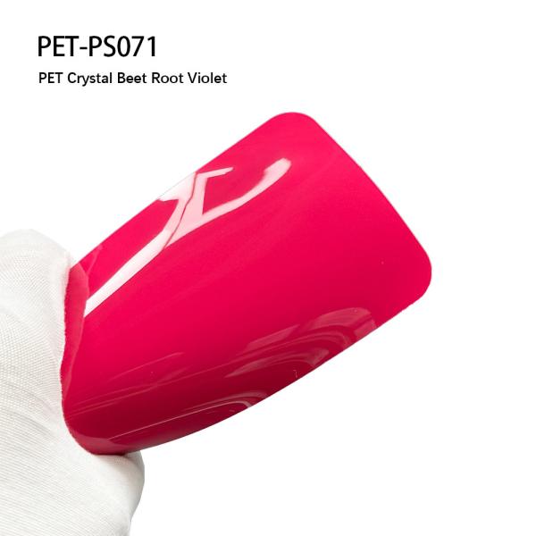 Buy PET-PS071 PET Crystal Beet Root Violet 7.5mil Car Vinyl Wrap Dimensional Stability at wholesale prices