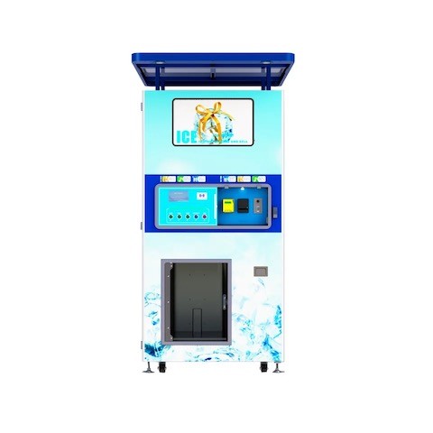 Outdoor Self Service Ice Vending Equipment With 900kg / 24H Capacity