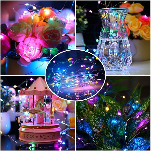 8 Modes Twinkle Star Christmas Fairy Lights Battery Operated Outdoor Party Decor