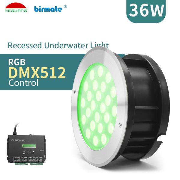 Buy SMD3535 Waterproof SS316L Rgb Led Swimming Pool Light 1450ma DMX512 at wholesale prices