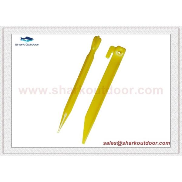 Buy Durable unbreakable PP or ABS plastic Eco-Friendly plastic tent pegs stakes for outdoor camping at wholesale prices