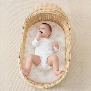 China Breathable 32*16 Inches Cradle Bed Sheets Bassinet Mattress Sheets on sale