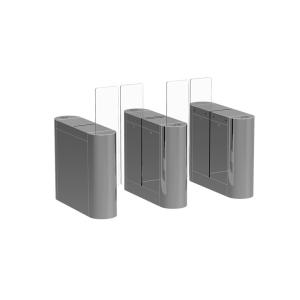 Double Lane IP54 1.5m Flap sliding Barrier Turnstile AC220V