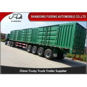 60T 4 Axles 40Ft Cargo Box Flatbed Container Trailer