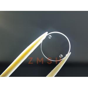 Customized Size Sapphire Optical Window 2mm Thickness With Hole