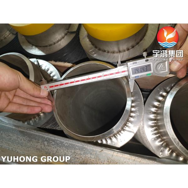 Buy ASTM A376 TP347H Stainless Steel Seamless Tube HFW Fin Tube For Convection Coil at wholesale prices
