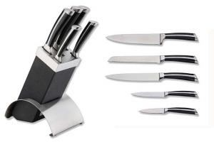 China Professional Chef Knife Set  And Forged Kitchen Knives With Knife Black on sale