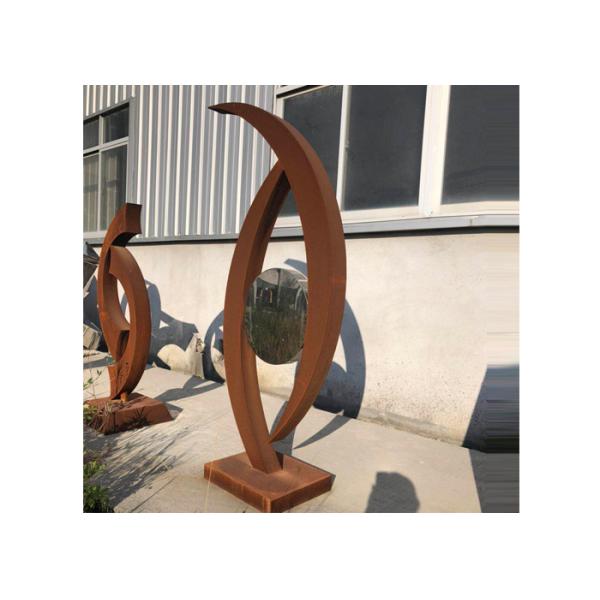 Buy Factory Directly Sale Outdoor Garden Corten Steel Sculpture In Stock at wholesale prices