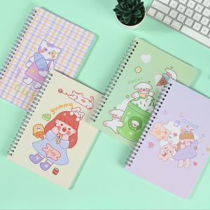 Self-Adhesive A5 Customized Hardcover Spiral Journal Planner Notebook for