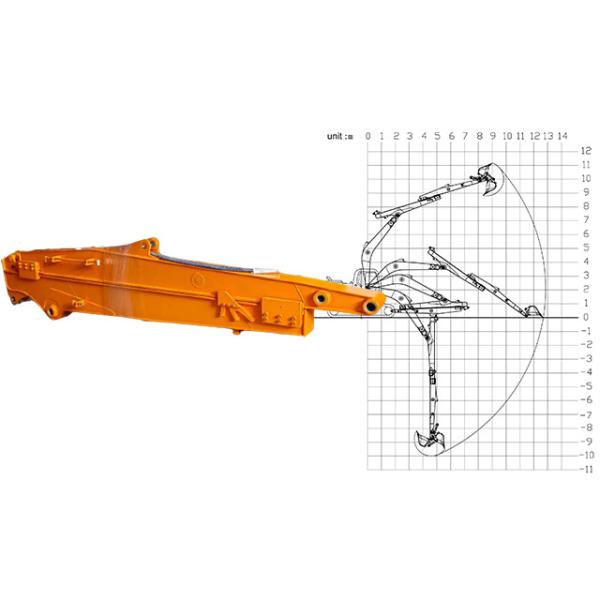 Telescopic Arm Excavator With Bucket Better Slider High Effective