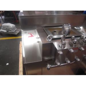 Stainless Steel High Pressure Homogeniser Polished Surface Dairy Homogenizer