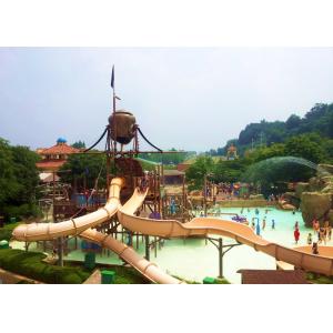 Theme Park Aquatic Playground Equipment Outdoor Fiberglass Material