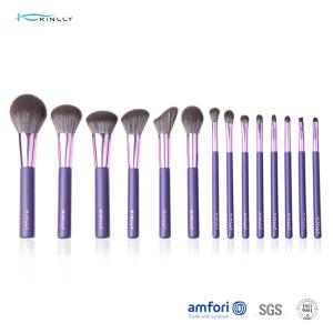 14pcs Cruelty Free Wooden Handle Makeup Brushes