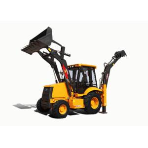 Cummins Diesel Engine Big Compact Tractor with Backhoe 82KW Power Low Maintenanc