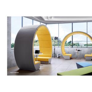 China Classcical Shared Workspace Furniture Arch Fabric Upholstered on sale